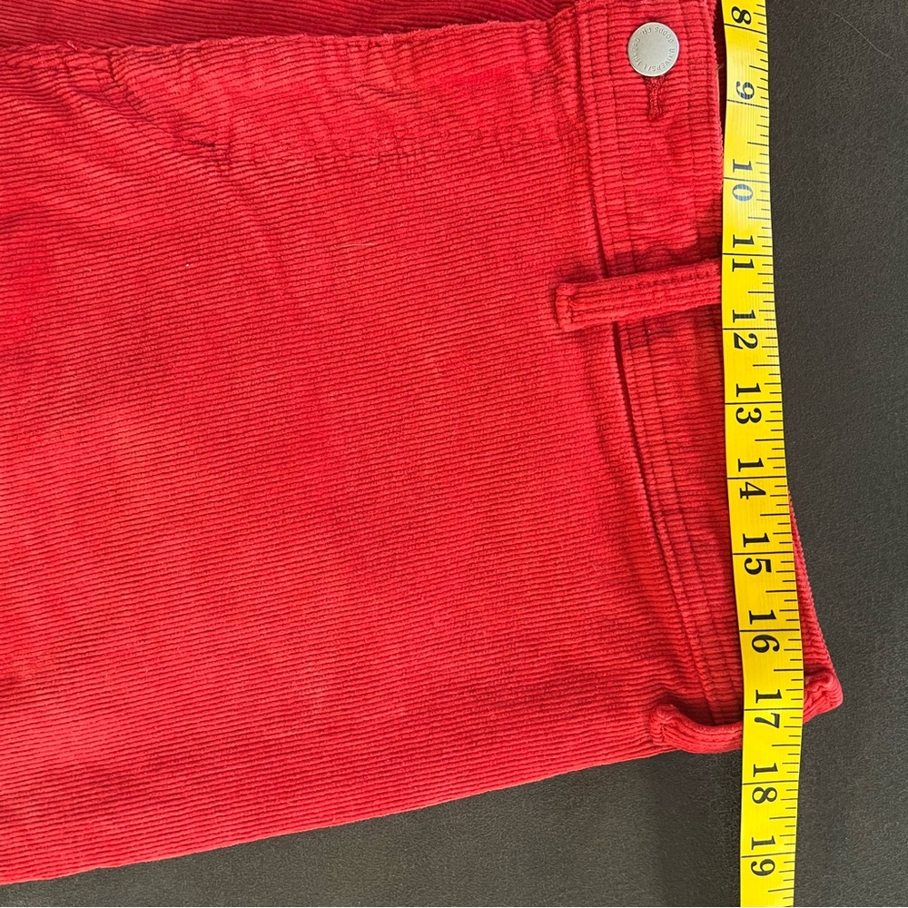 Universal Thread Womens Vibrant Red Corduroy Pant… - image 8